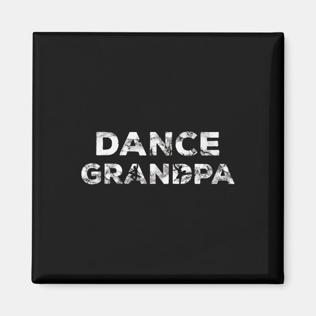 Dance Opa Choreograf Tanz Lover Dancer B Magnet (Vorne)