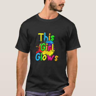 Dance-Party der 80er Jahre: Dieses Mädchen leuchte T-Shirt