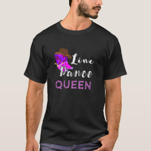 Dance Queen Line Dancing Western Count T-Shirt