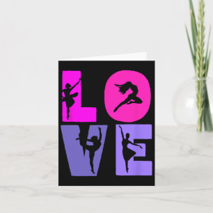 Dance Shirt Liebe Dance Girl'o Karte