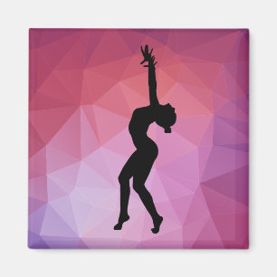 Dance Silhouette Magnet