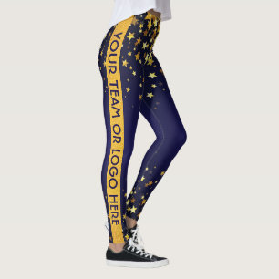 Dance Team Pom-pom girl Drill Custom Logo Leggings