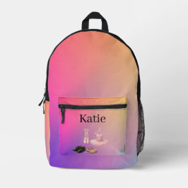 Dance themed Personalized backpack - Ballet Tap Bedruckter Rucksack