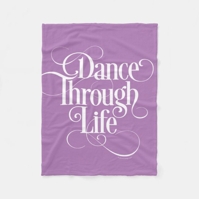 Dance Through Life Fleece Blanket (Vorderseite)