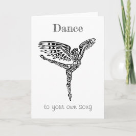 "Dance to your own Song" Angel Design Karte