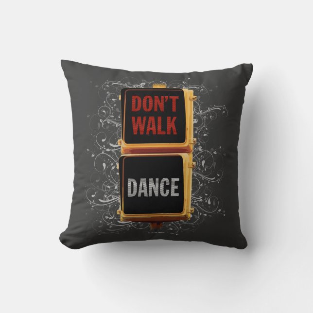 Dance Traffic Signal Throw Kissen (Vorderseite)