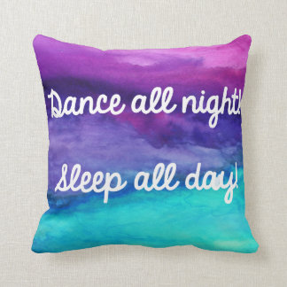 Dance Watercolor Pillow Kissen