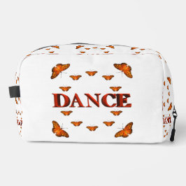 Dance with butterflies design waschbeutel