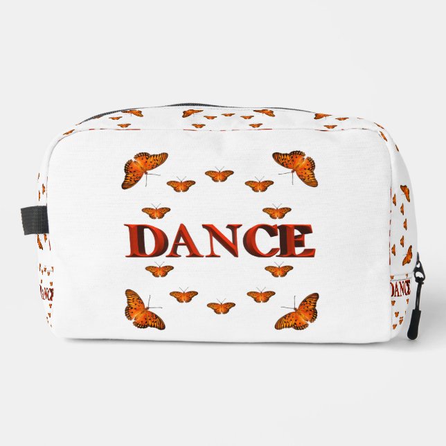 Dance with butterflies design waschbeutel (Vorderseite)
