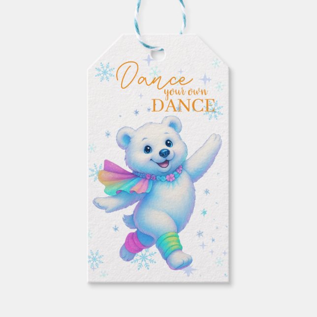Dance Your Own Dance Canvas Art  Geschenkanhänger (Vorderseite)