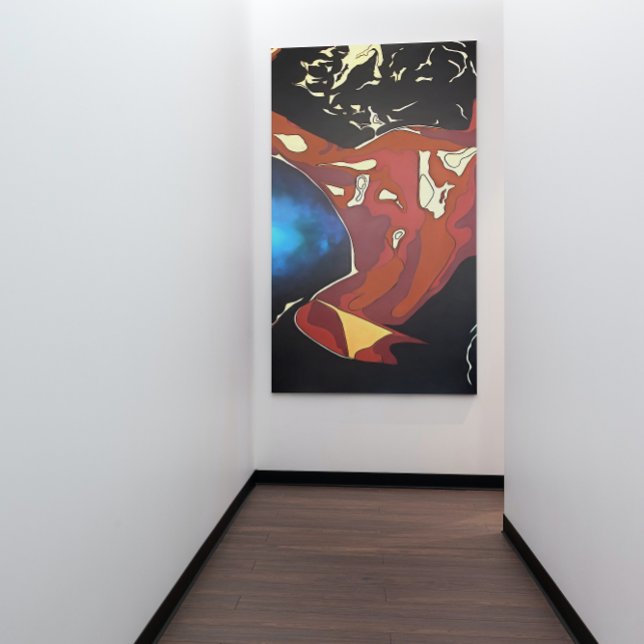 Dancefloor Diva Sommerurlaub Abstrakte Kunst, Dich Leinwanddruck (Von Creator hochgeladen)