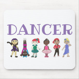 DANCER Ballet Stich Jazz Lyrical Acro Dance Teache Mousepad