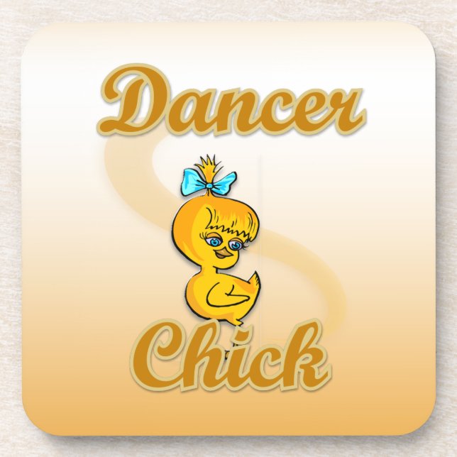 Dancer Chick Getränkeuntersetzer (Vorderseite)