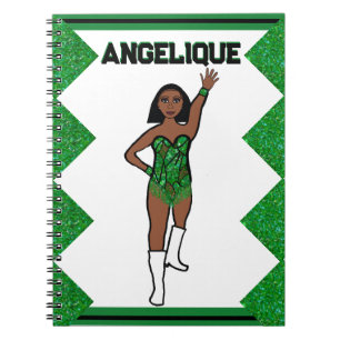Dancer Green Fringe Notebook #1 Notizblock
