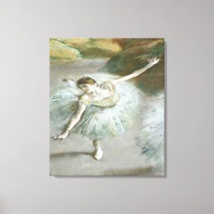 Dancer in Green von Edgar Degas Leinwanddruck