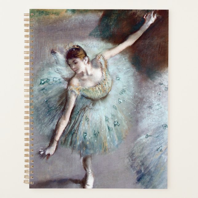 Dancer in Green von Edgar Degas Planer (Vorderseite)