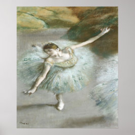 Dancer in Green von Edgar Degas Poster
