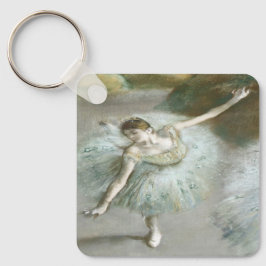 Dancer in Green von Edgar Degas Schlüsselanhänger