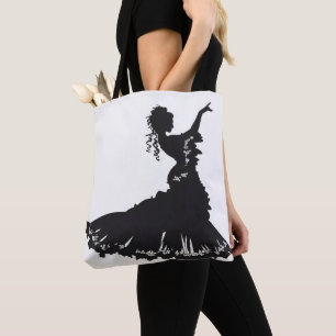 Dancer Lady Silhouette Tasche