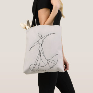 Dancer Line Art Tasche