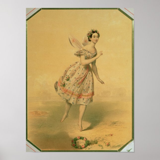 Dancer Maria Taglioni Poster (Vorne)