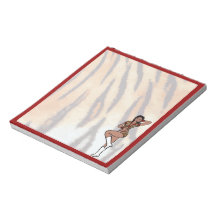 Dancer Notepad Red Tiger #2