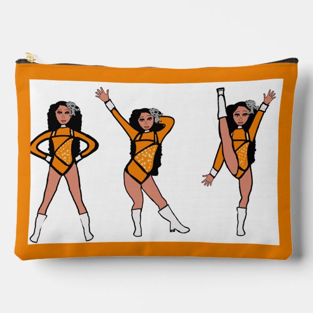  Dancer Orange Diamond  B Zubehörtasche (Vorderseite)