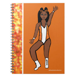 Dancer Orange Spark Notebook #1 Notizblock