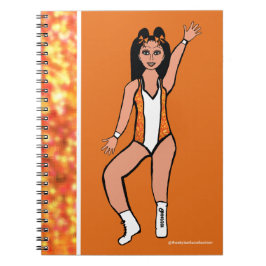 Dancer Orange Spark Notebook # 2 Notizblock