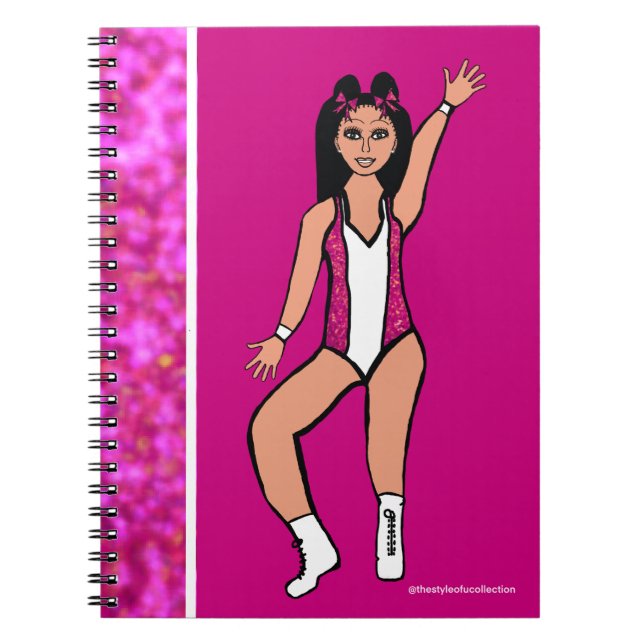 Dancer Pink Spark Notebook #2 Notizblock (Vorderseite)