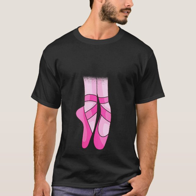 Dancer Pointe Toe Shoe für Ballerin T-Shirt (Vorderseite)