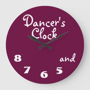 Dancer’s Clock Große Wanduhr
