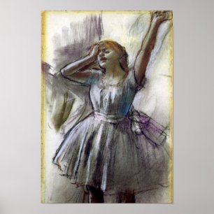 Dancer Stretching von Degas Poster
