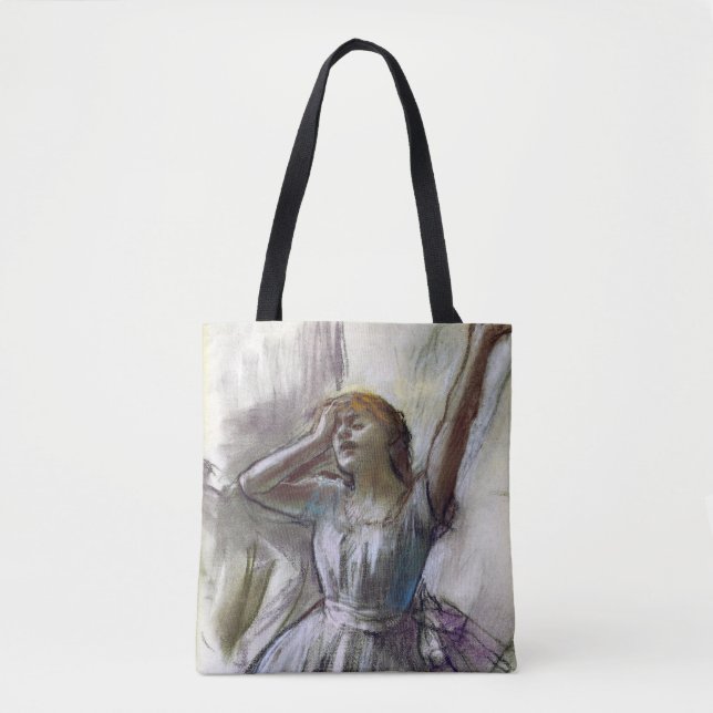Dancer Stretching von Degas Tasche (Vorderseite)