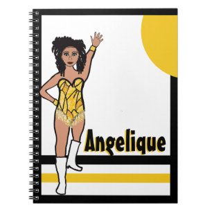 Dancer Yellow Fringe Notebook #2 Notizblock