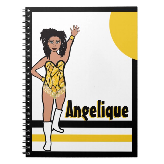 Dancer Yellow Fringe Notebook #2 Notizblock (Vorderseite)