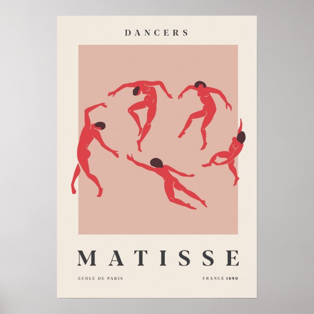 Dancers in Red Poster (Vorne)