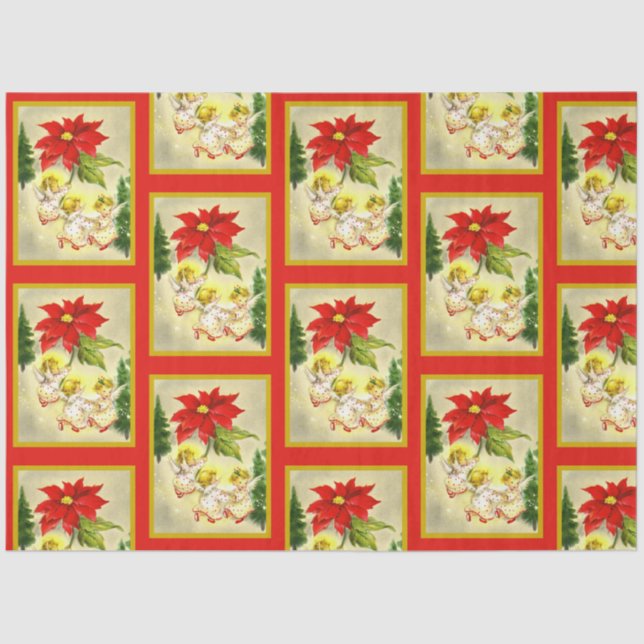 Dancing Baby Angels Seidenpapier (Vorderseite)