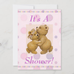 Dancing Baby Shower Einladung