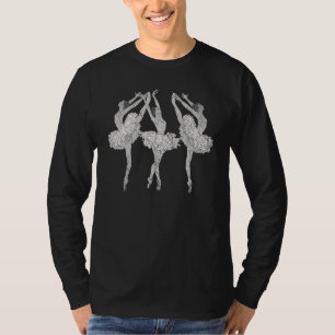 Dancing Ballerina Chasse Plie Jete Ballet Dancer B T-Shirt