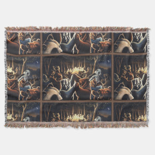 Dancing Bears Blanket Party Tiere Kehle Blanket Decke