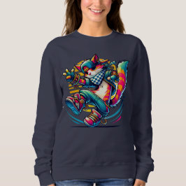 Dancing cat sweatshirt