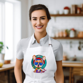 Dancing Corgi Kawaii Niedlich Lange Schürze