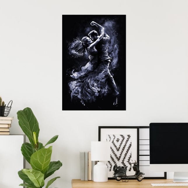 Dancing Couple Poster (Heimbüro)