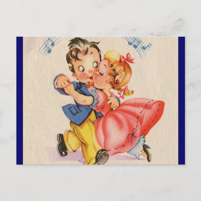 Dancing Couple Postkarte (Vorderseite)