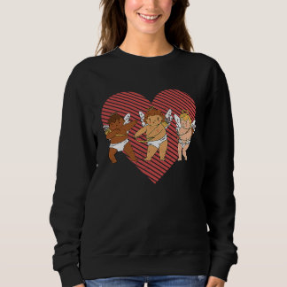 Dancing Cupids Dance Challenge Valentine's Day Cou Sweatshirt