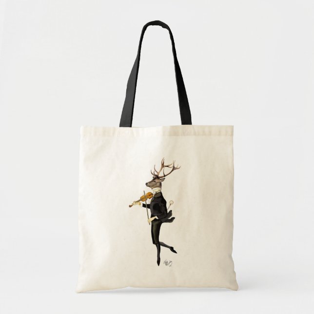 Dancing Deer mit Violine Tragetasche (Vorne)
