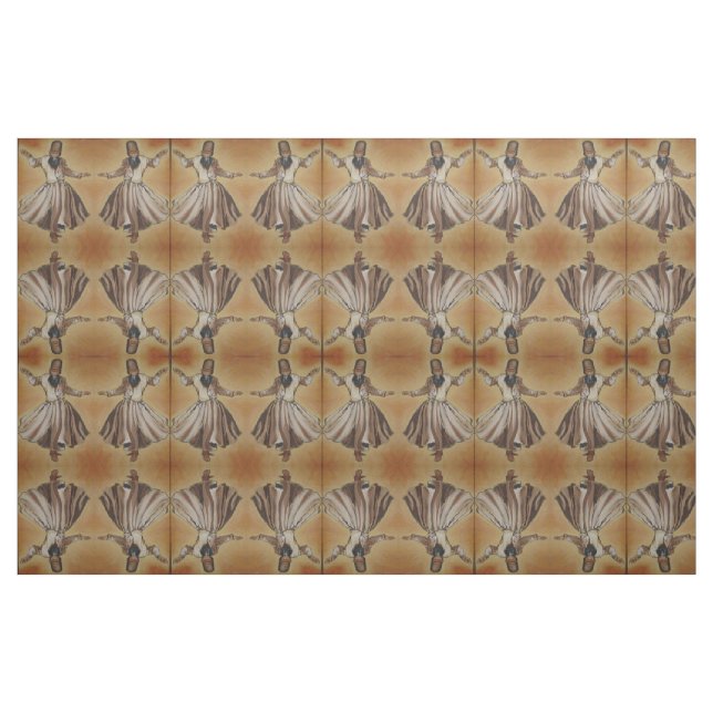 Dancing Dervous Ottoman Dynastie Art Stoff (Fat Quarter (45,7 x 55,9 cm))
