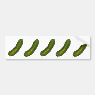 Dancing Dills Dill Pickle Pickles Bumper Sticker