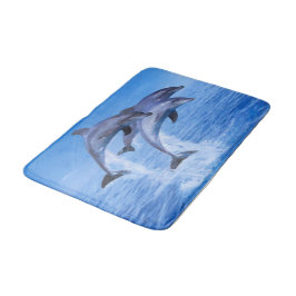 Dancing Dolphins Bath Room Rug Mat Home Decor Badematte